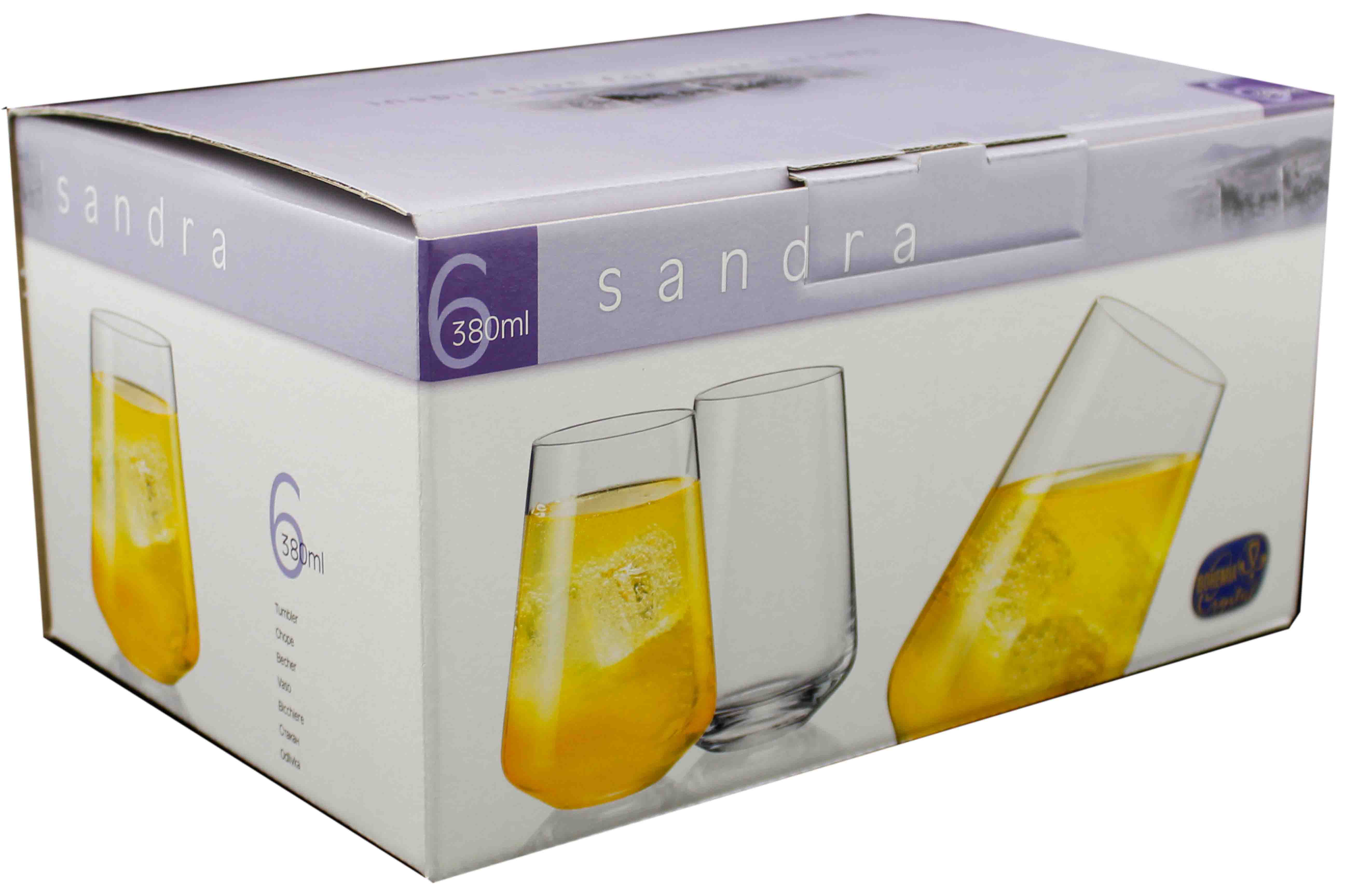 6 Vasos White Bohemia