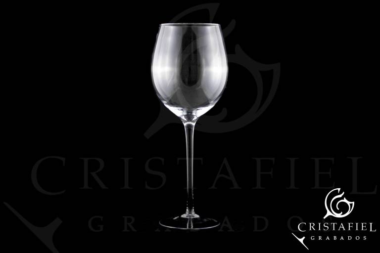 Copas Gigantes Vino 60 cm Grabados Cristafiel