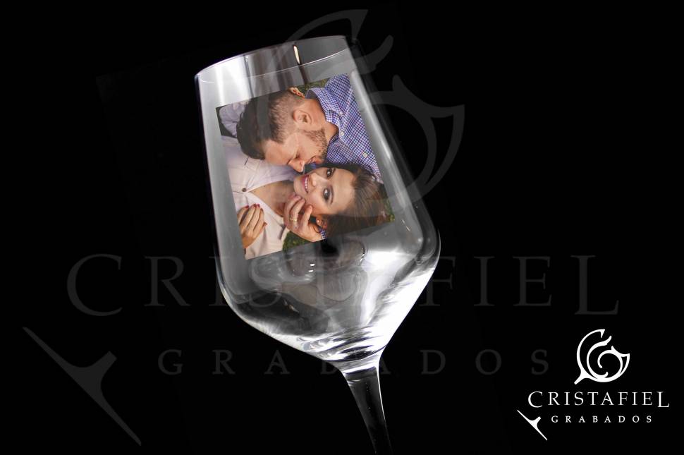 Copas con Fotografía Grabados Cristafiel Copas con Fotografía Grabados Cristafiel